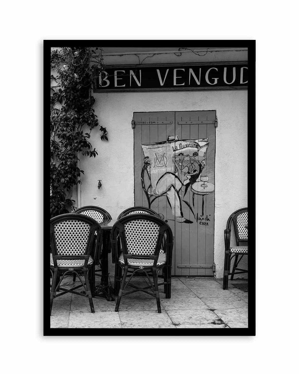 Le Cafe Provence by Jovani Demetrie Art Print from Olive et Oriel where you can shop wallpaper and artworks online