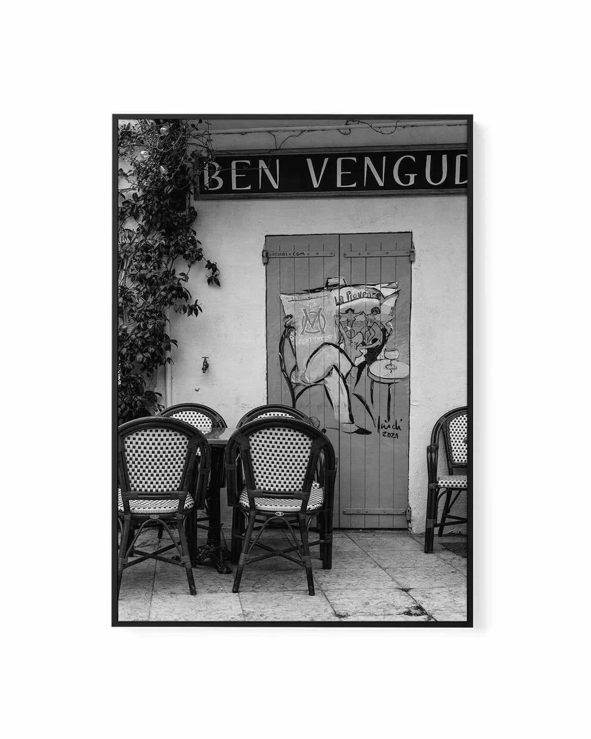 Le Cafe Provence by Jovani Demetrie | Framed Canvas Art Print from Olive et Oriel where you can shop wallpaper and artworks online