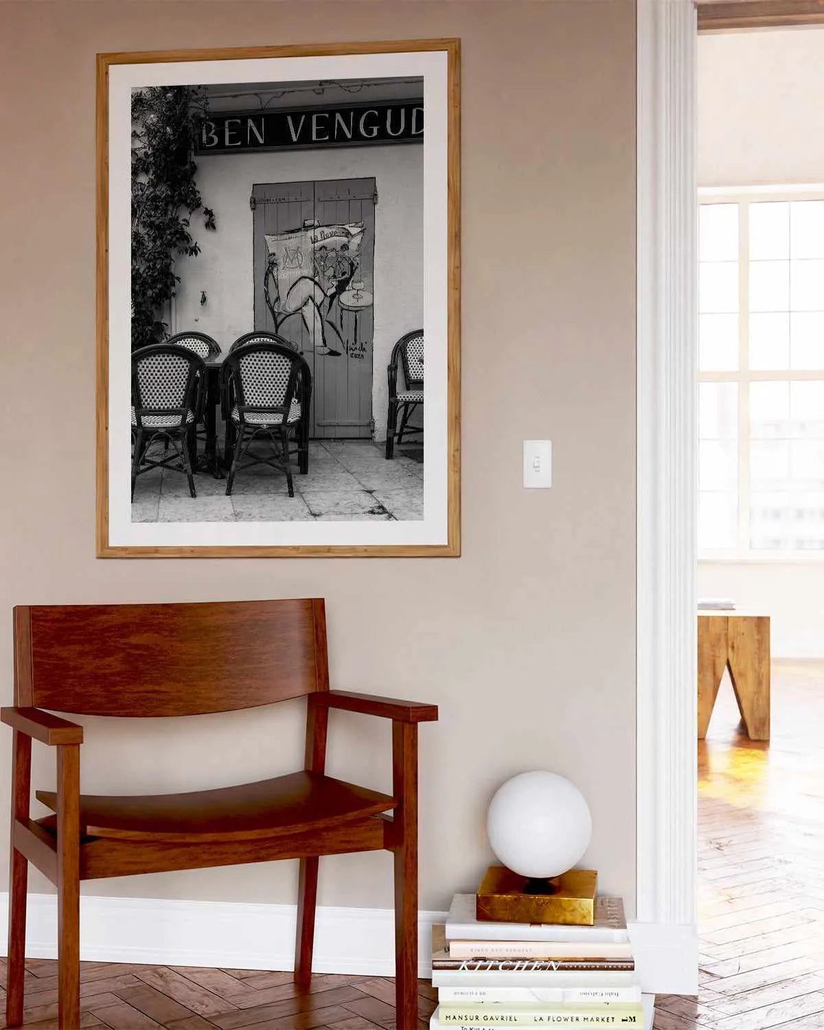 Le Cafe Provence by Jovani Demetrie Art Print from Olive et Oriel where you can shop wallpaper and artworks online