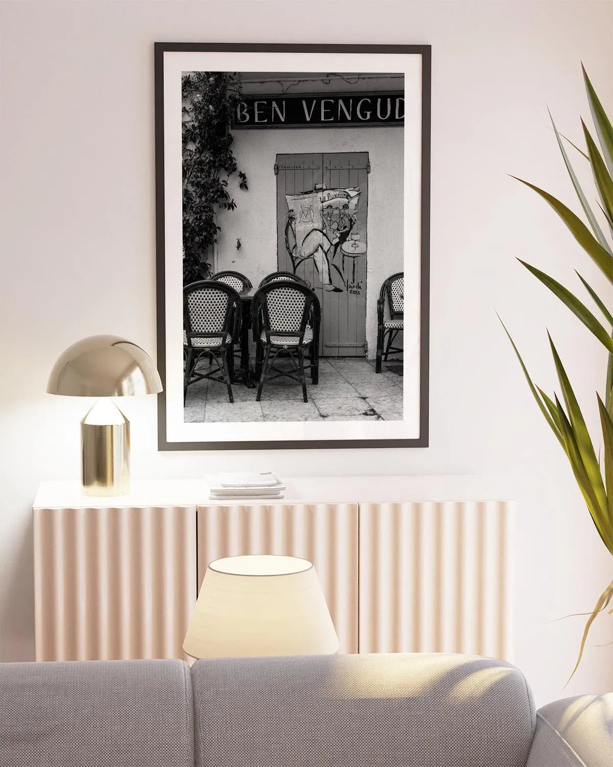 Le Cafe Provence by Jovani Demetrie Art Print from Olive et Oriel where you can shop wallpaper and artworks online