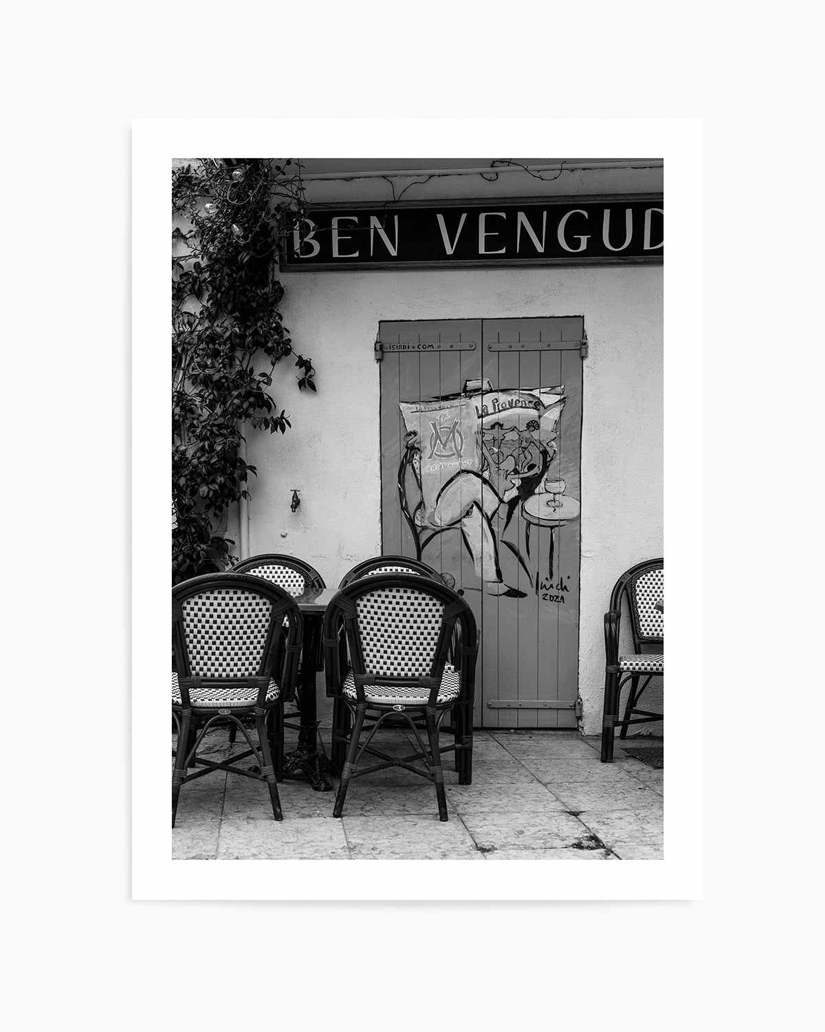 Le Cafe Provence by Jovani Demetrie Art Print