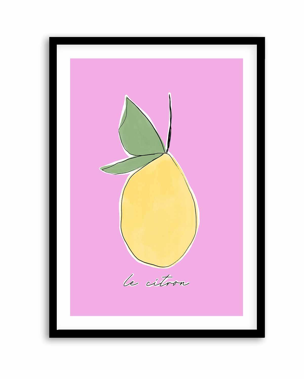 Le Citron By Uplusmestudio | Art Print