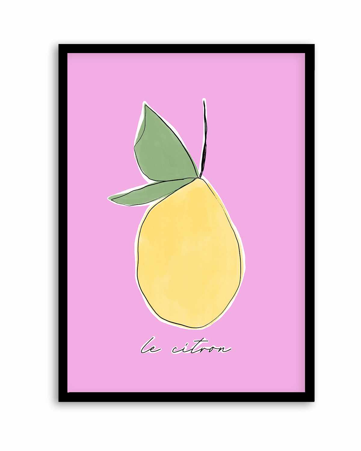 Le Citron By Uplusmestudio | Art Print