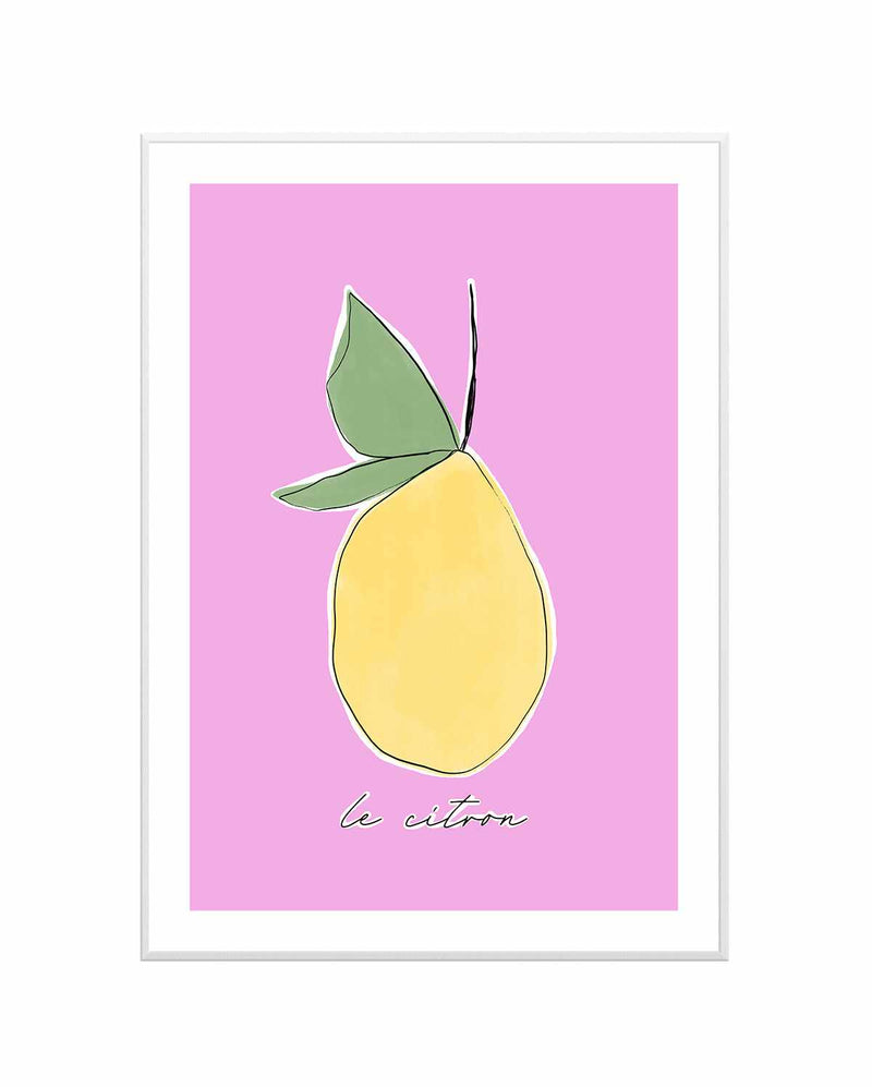 Le Citron By Uplusmestudio | Art Print