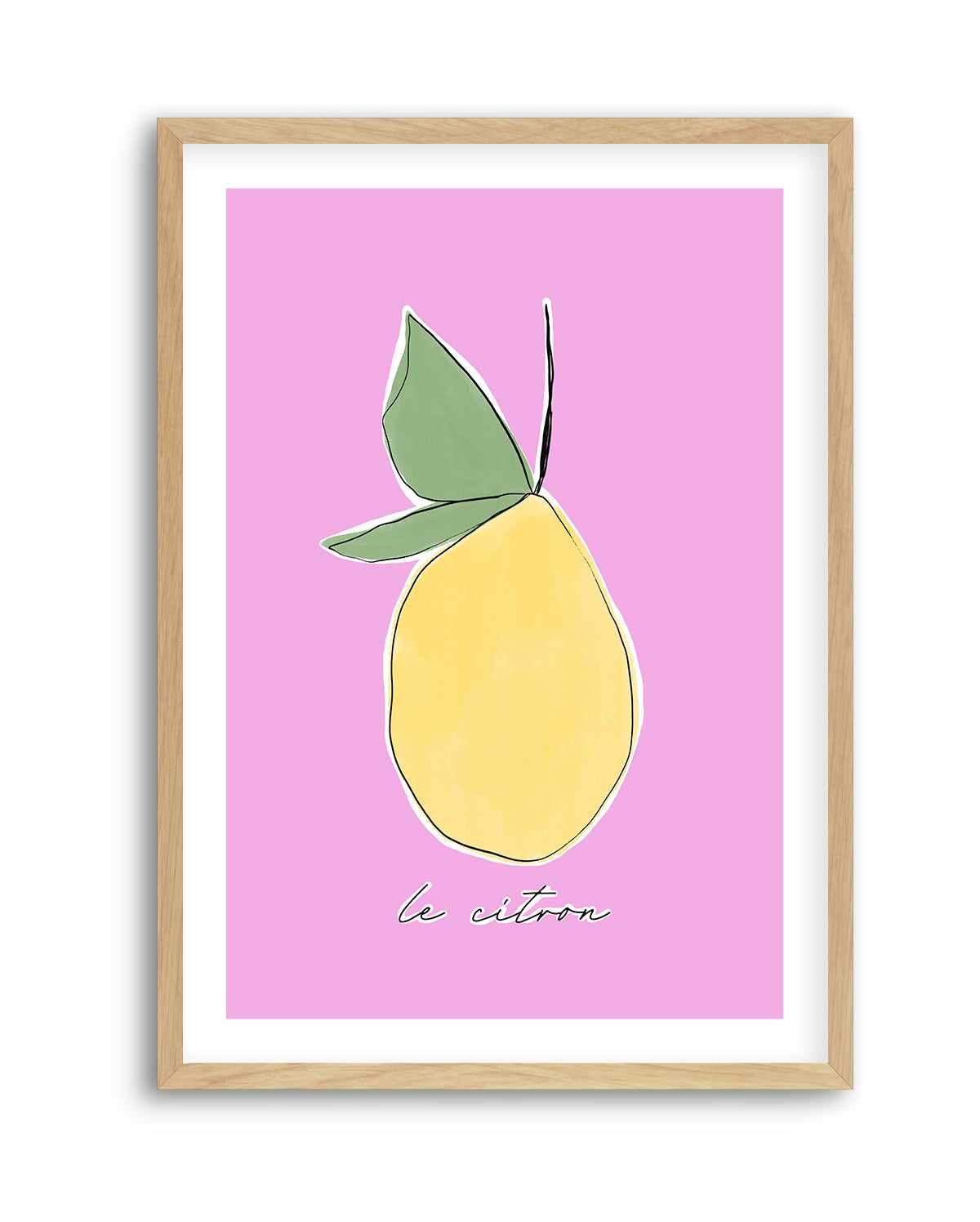 Le Citron By Uplusmestudio | Art Print