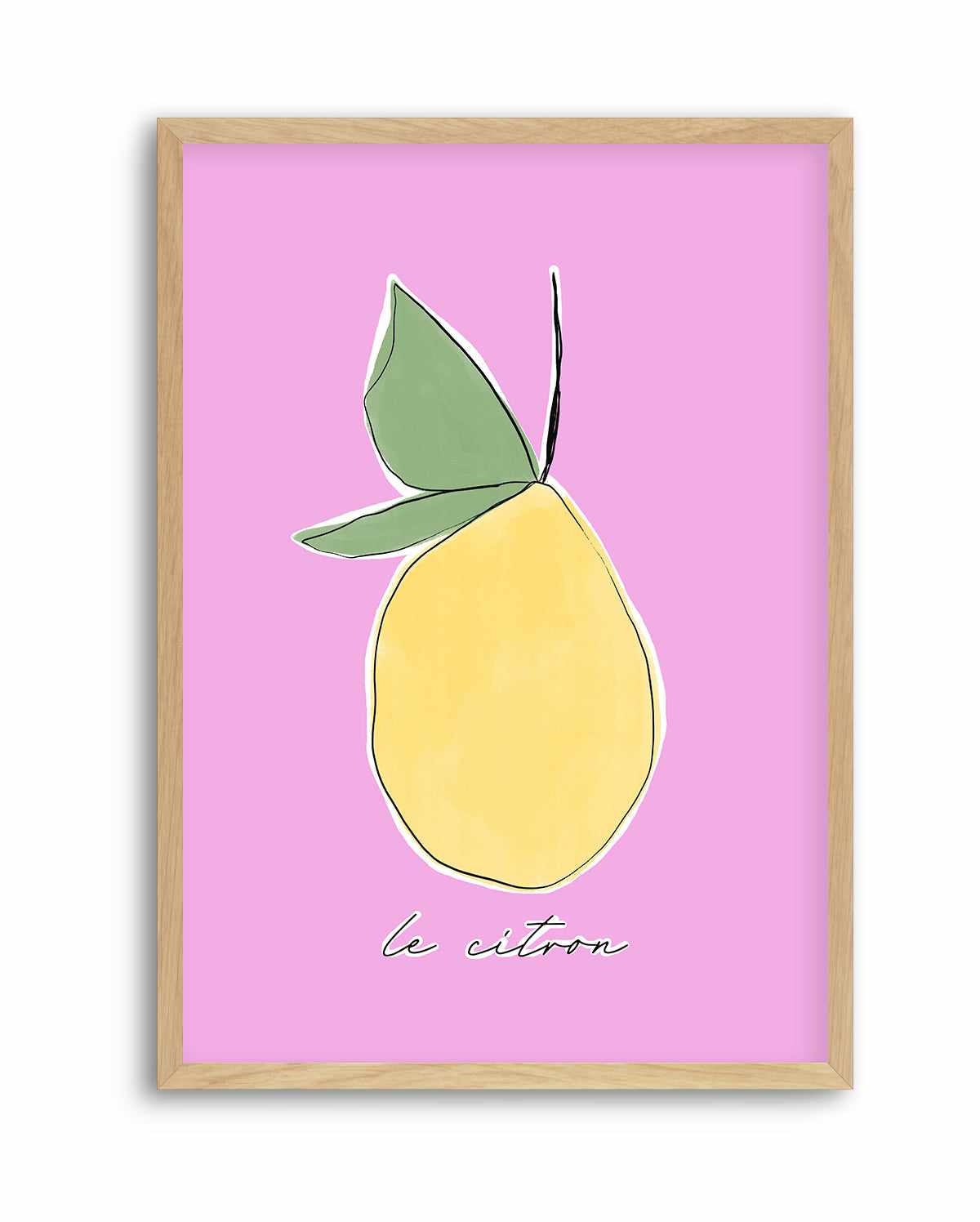 Le Citron By Uplusmestudio | Art Print