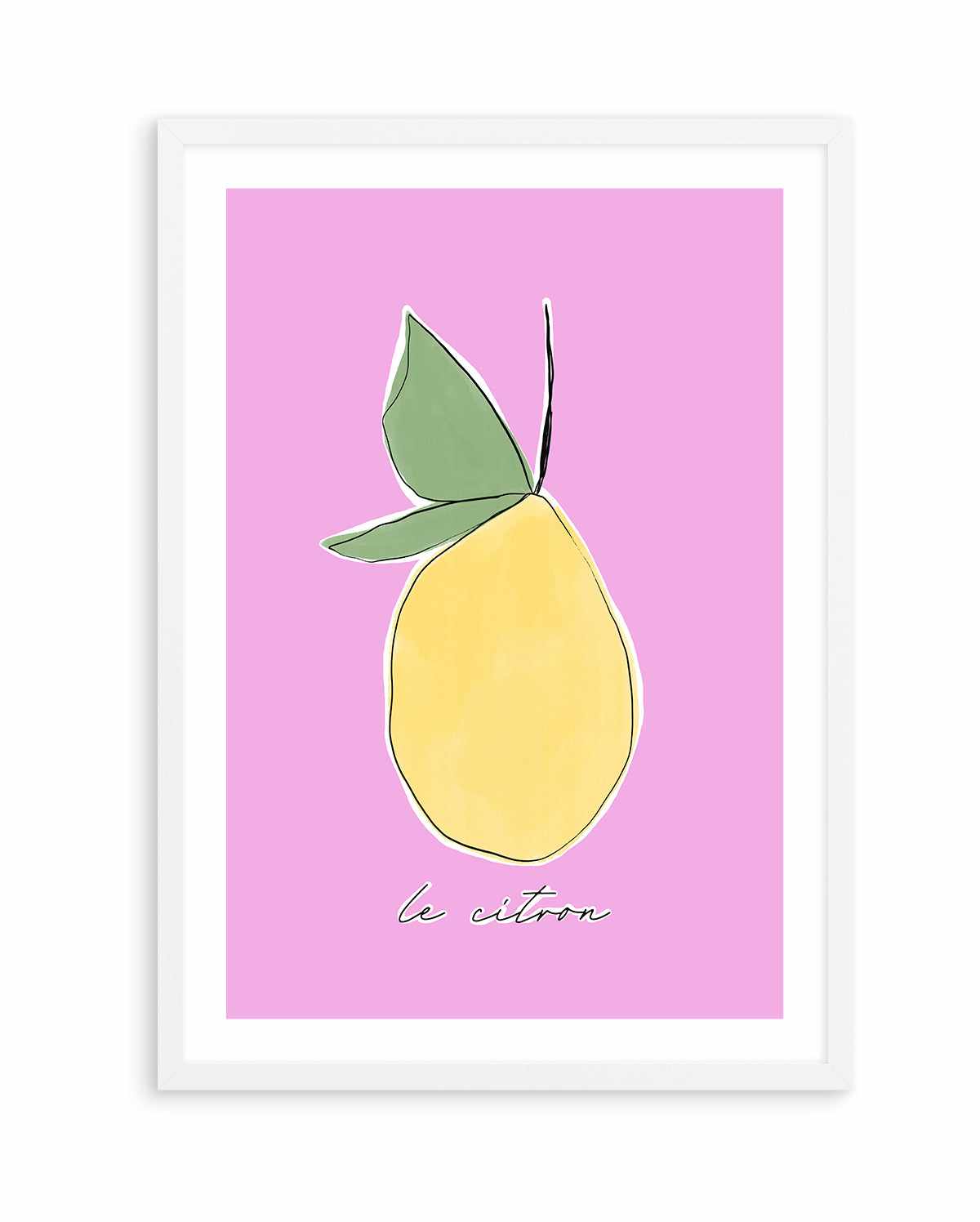 Le Citron By Uplusmestudio | Art Print