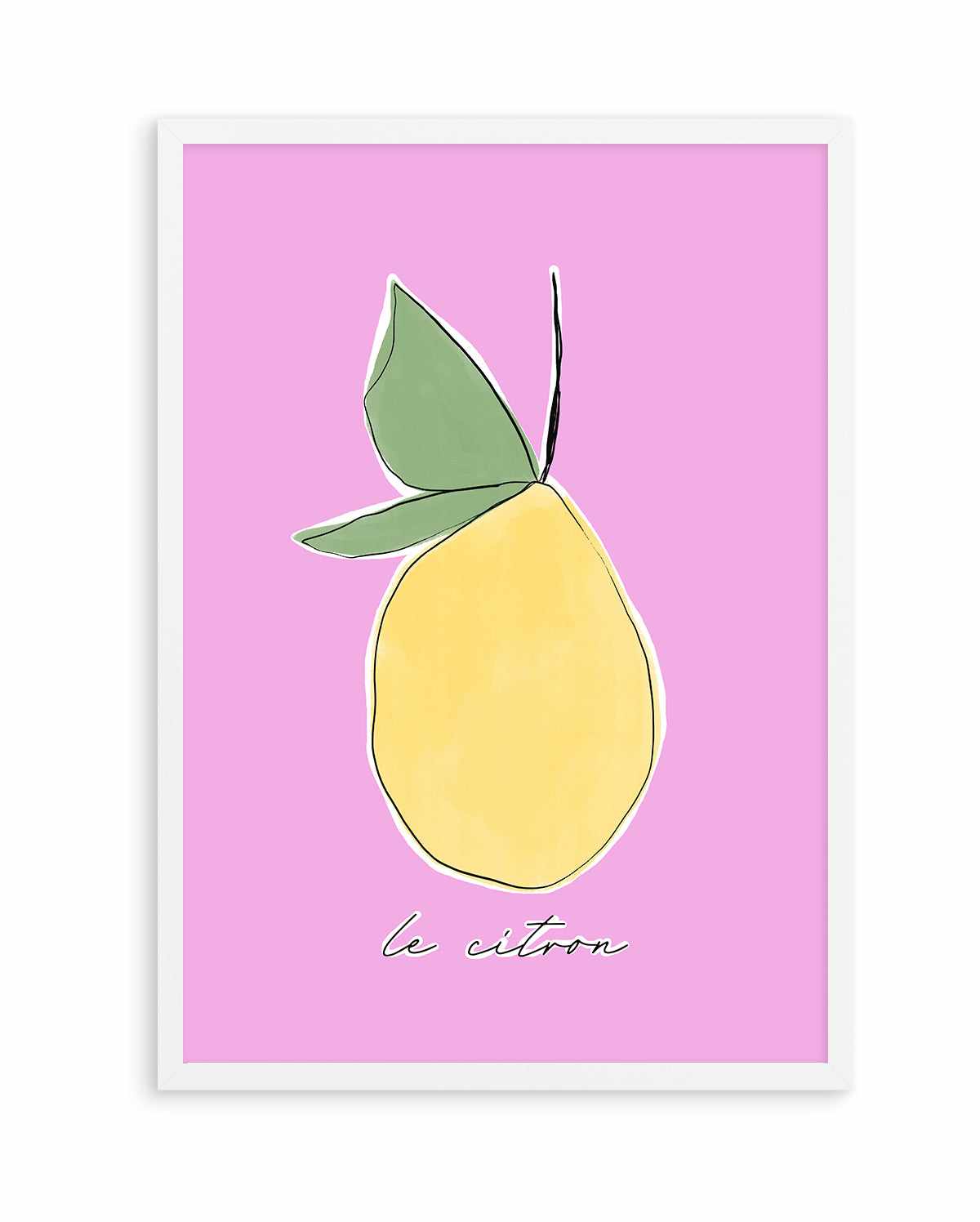 Le Citron By Uplusmestudio | Art Print