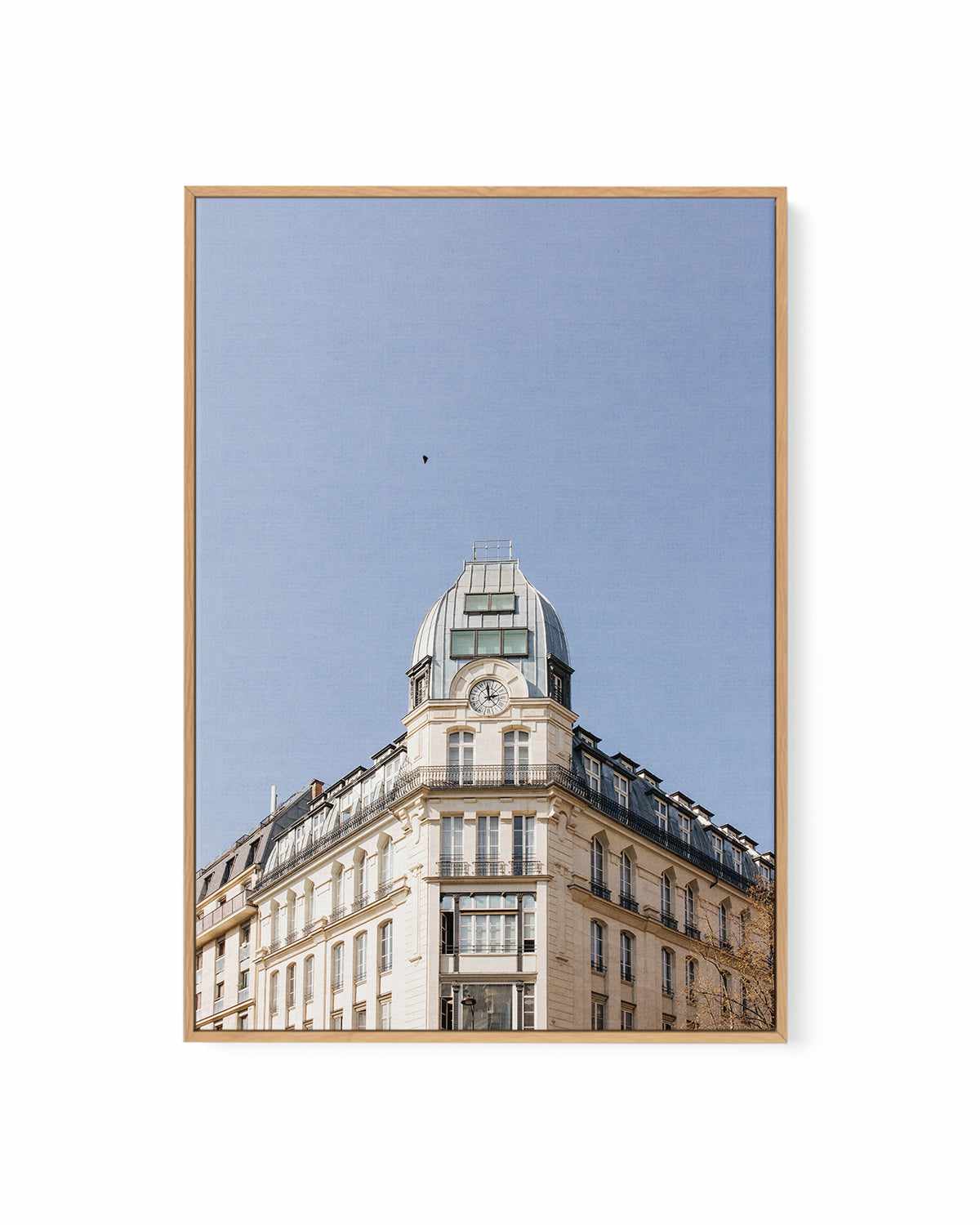 Le Clock by Jovani Demetrie | Framed Canvas Art Print