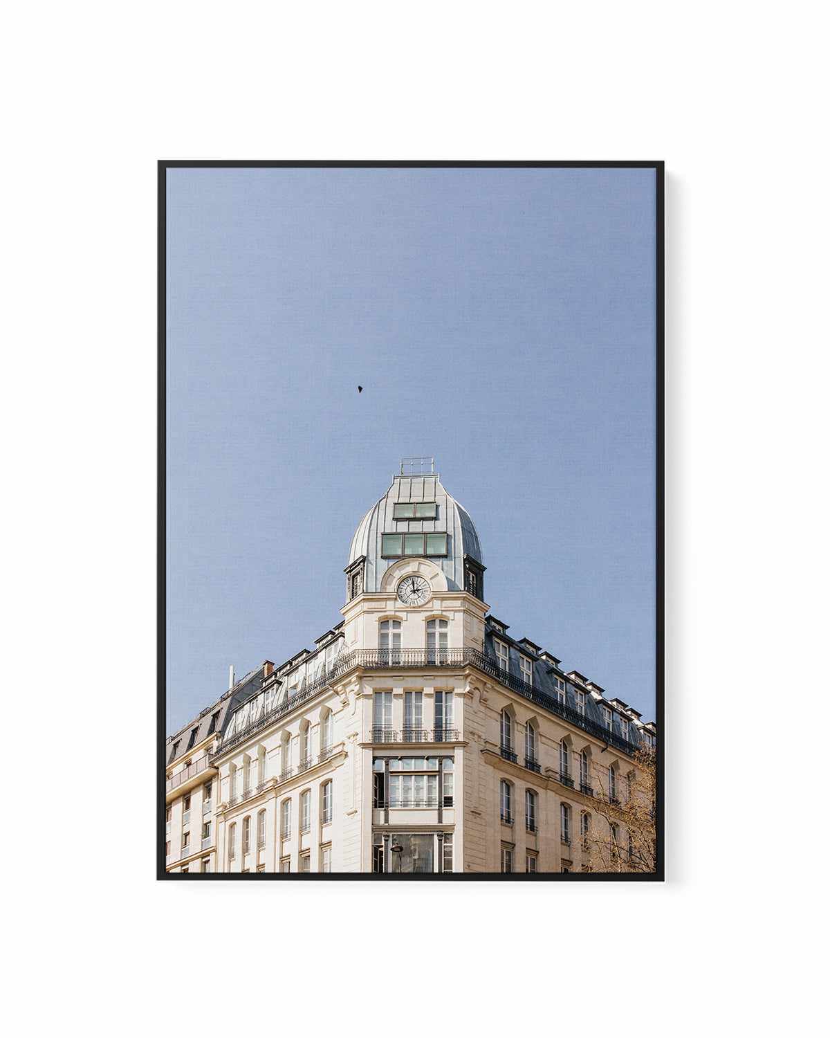 Le Clock by Jovani Demetrie | Framed Canvas Art Print