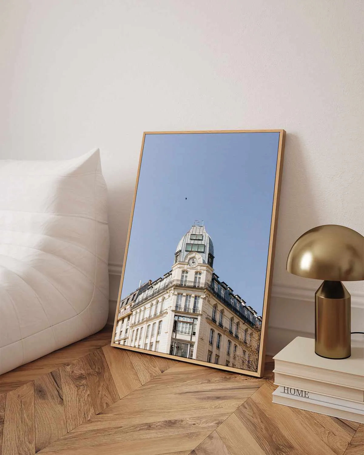 Le Clock by Jovani Demetrie | Framed Canvas Art Print from Olive et Oriel where you can shop wallpaper and artworks online