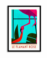 Le Flamant Rosel By Bo Anderson | Art Print