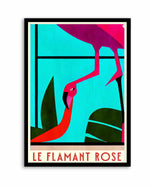 Le Flamant Rosel By Bo Anderson | Art Print