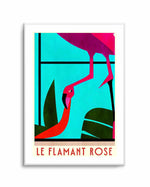 Le Flamant Rosel By Bo Anderson | Art Print