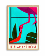 Le Flamant Rosel By Bo Anderson | Art Print