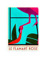 Le Flamant Rosel By Bo Anderson | Art Print