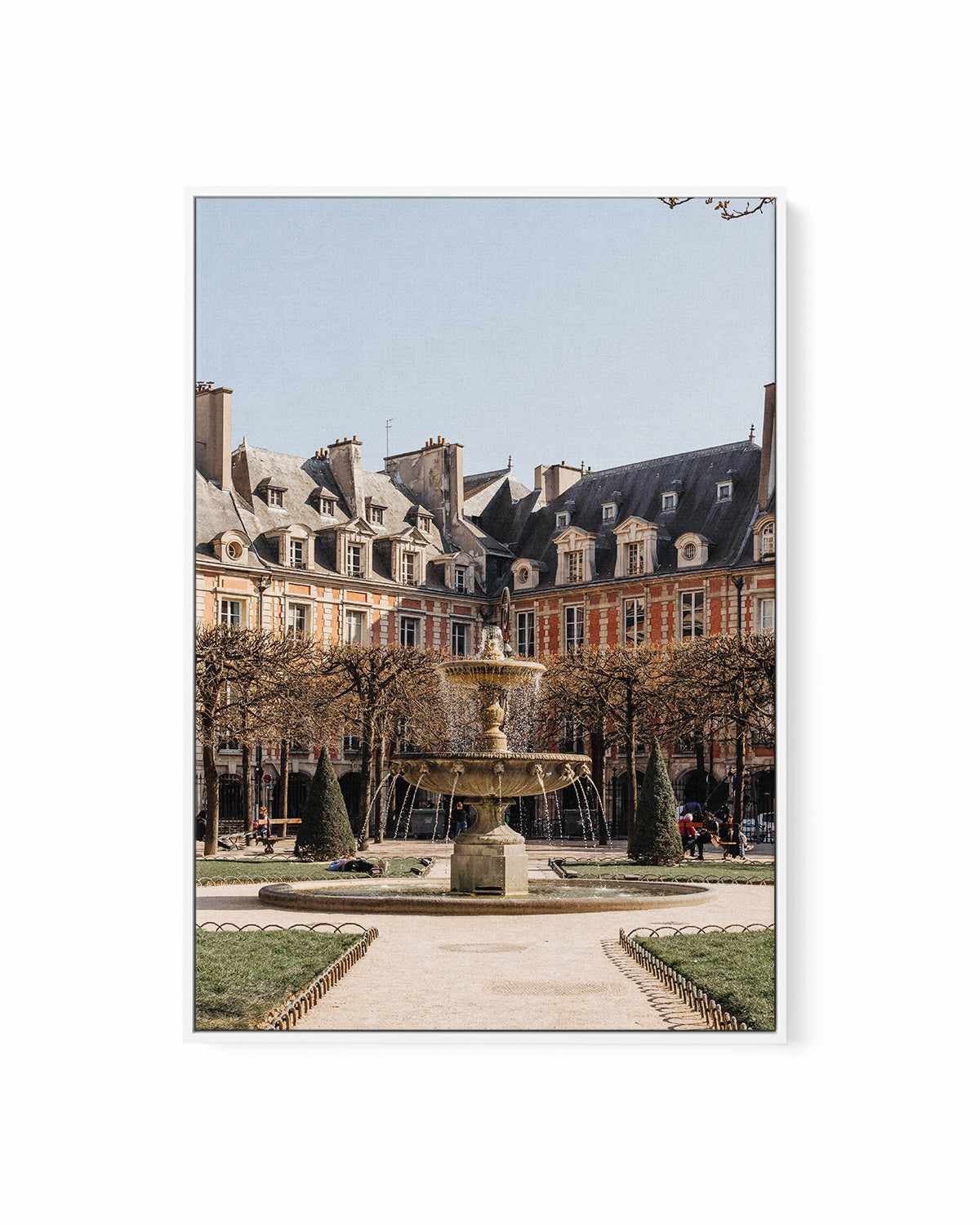 Le Fountain by Jovani Demetrie | Framed Canvas Art Print