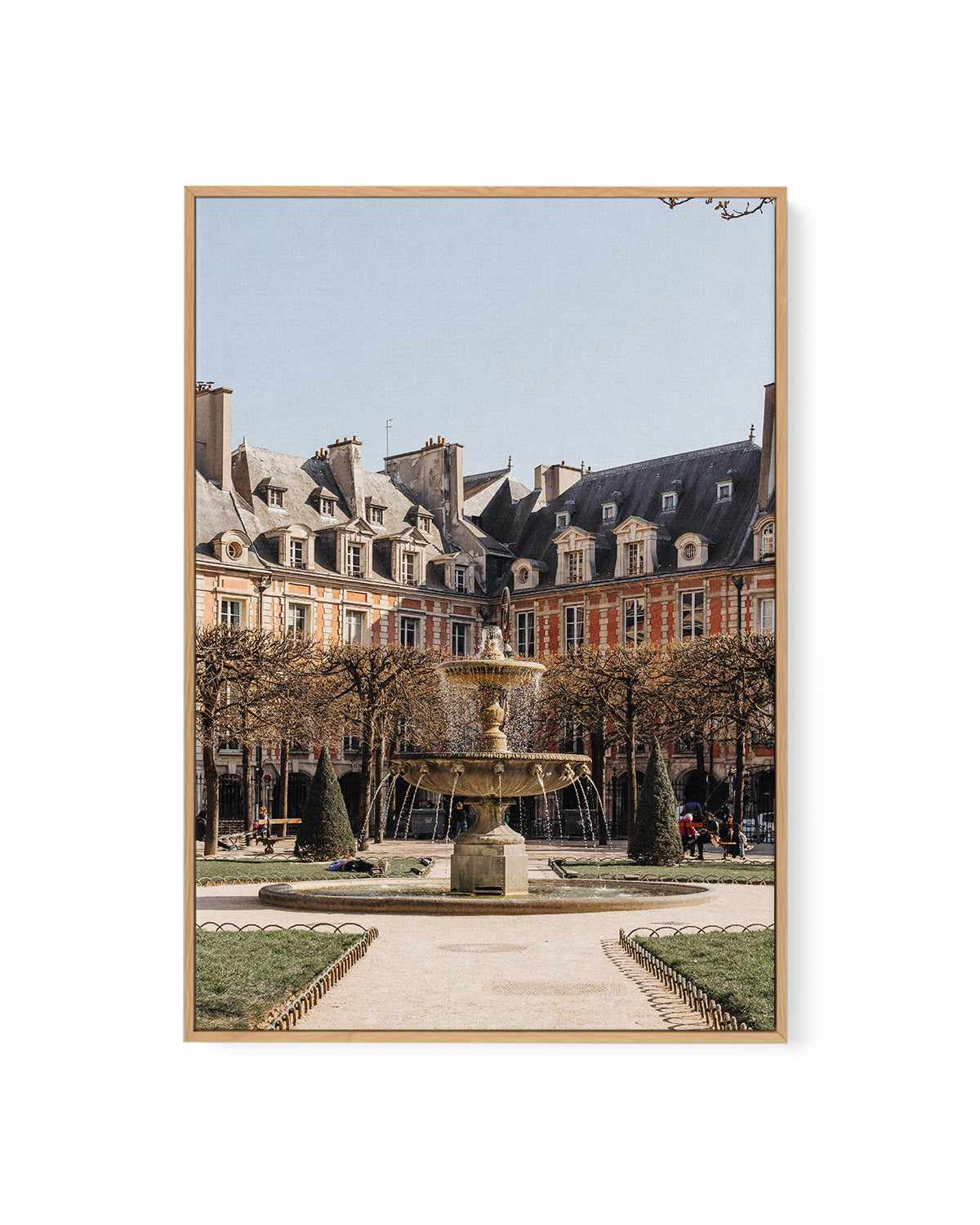 Le Fountain by Jovani Demetrie | Framed Canvas Art Print