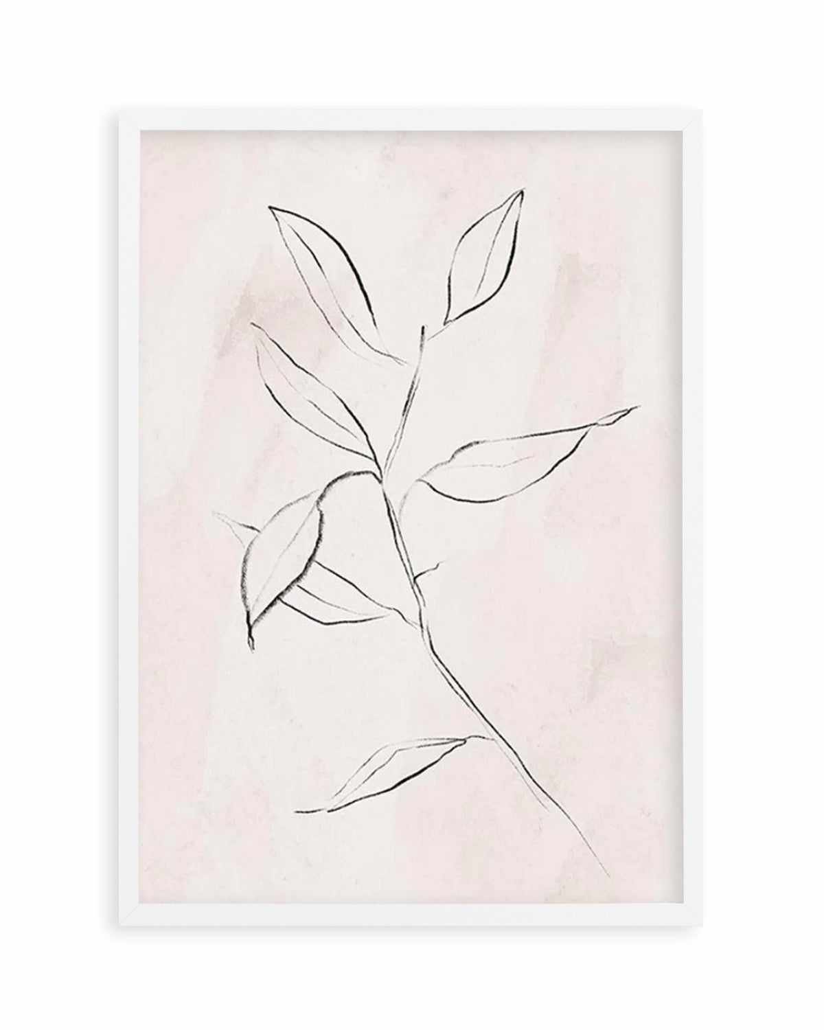 Le Jardin in Charcoal I Art Print