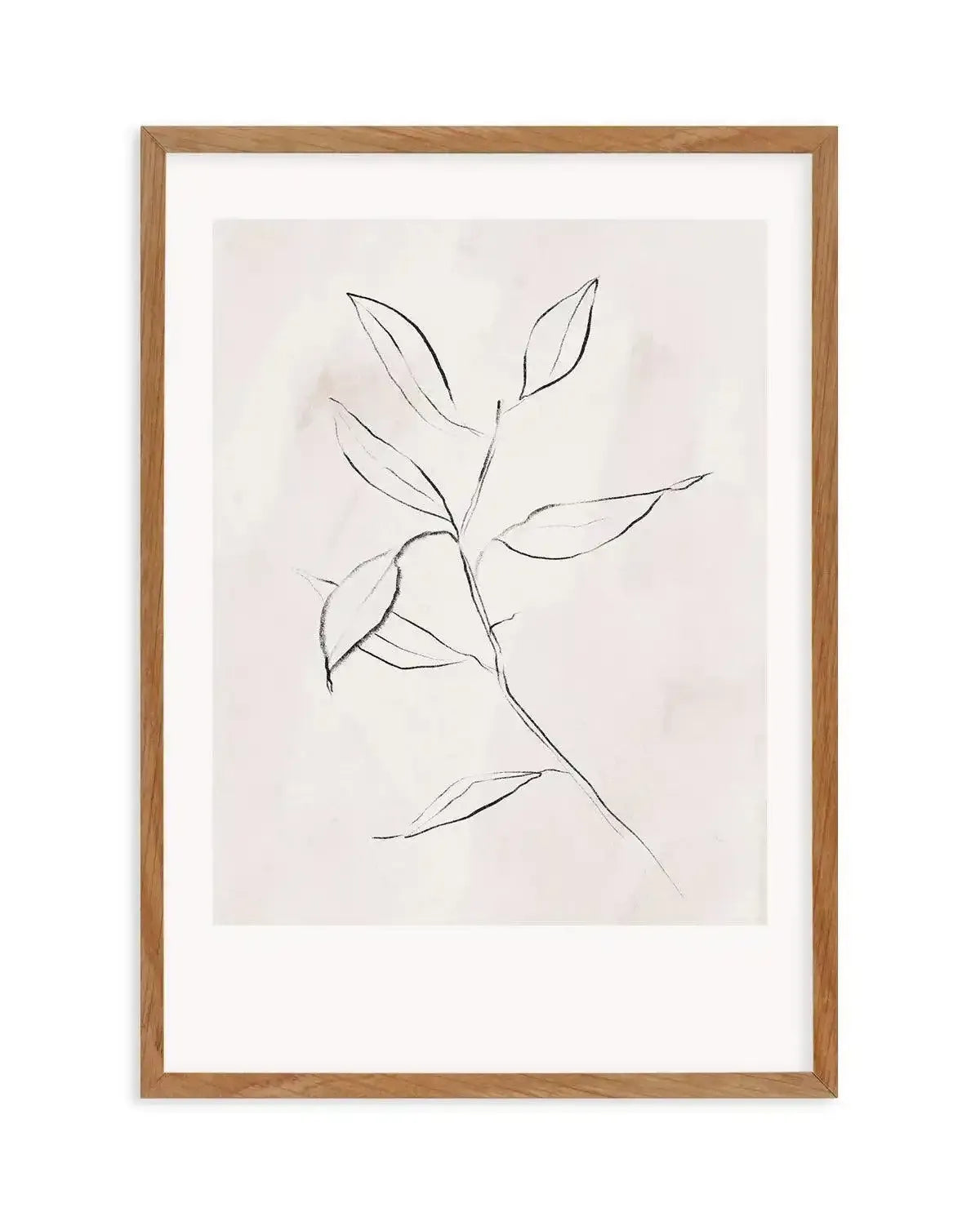 Le Jardin in Charcoal I Art Print-PRINT-Olive et Oriel-Olive et Oriel-50x70 cm | 19.6" x 27.5"-Walnut-With White Border-Buy-Australian-Art-Prints-Online-with-Olive-et-Oriel-Your-Artwork-Specialists-Austrailia-Decorate-With-Coastal-Photo-Wall-Art-Prints-From-Our-Beach-House-Artwork-Collection-Fine-Poster-and-Framed-Artwork