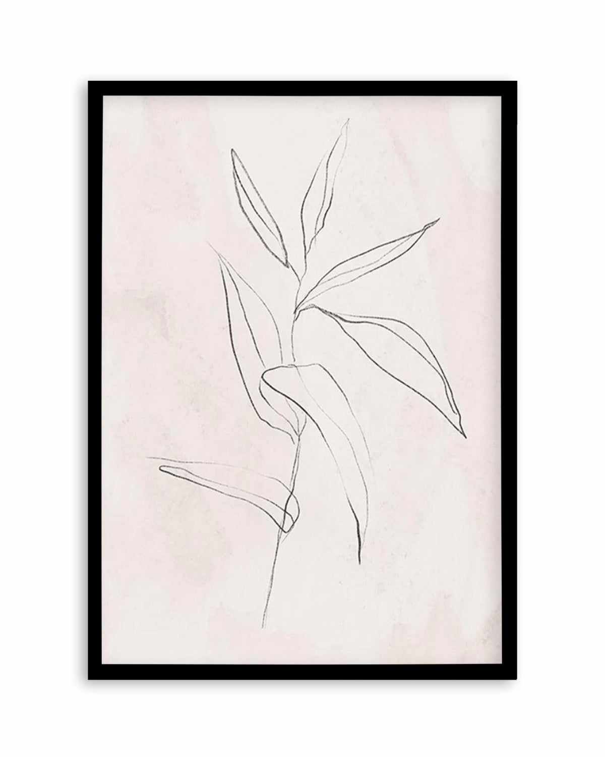 Le Jardin in Charcoal III Art Print