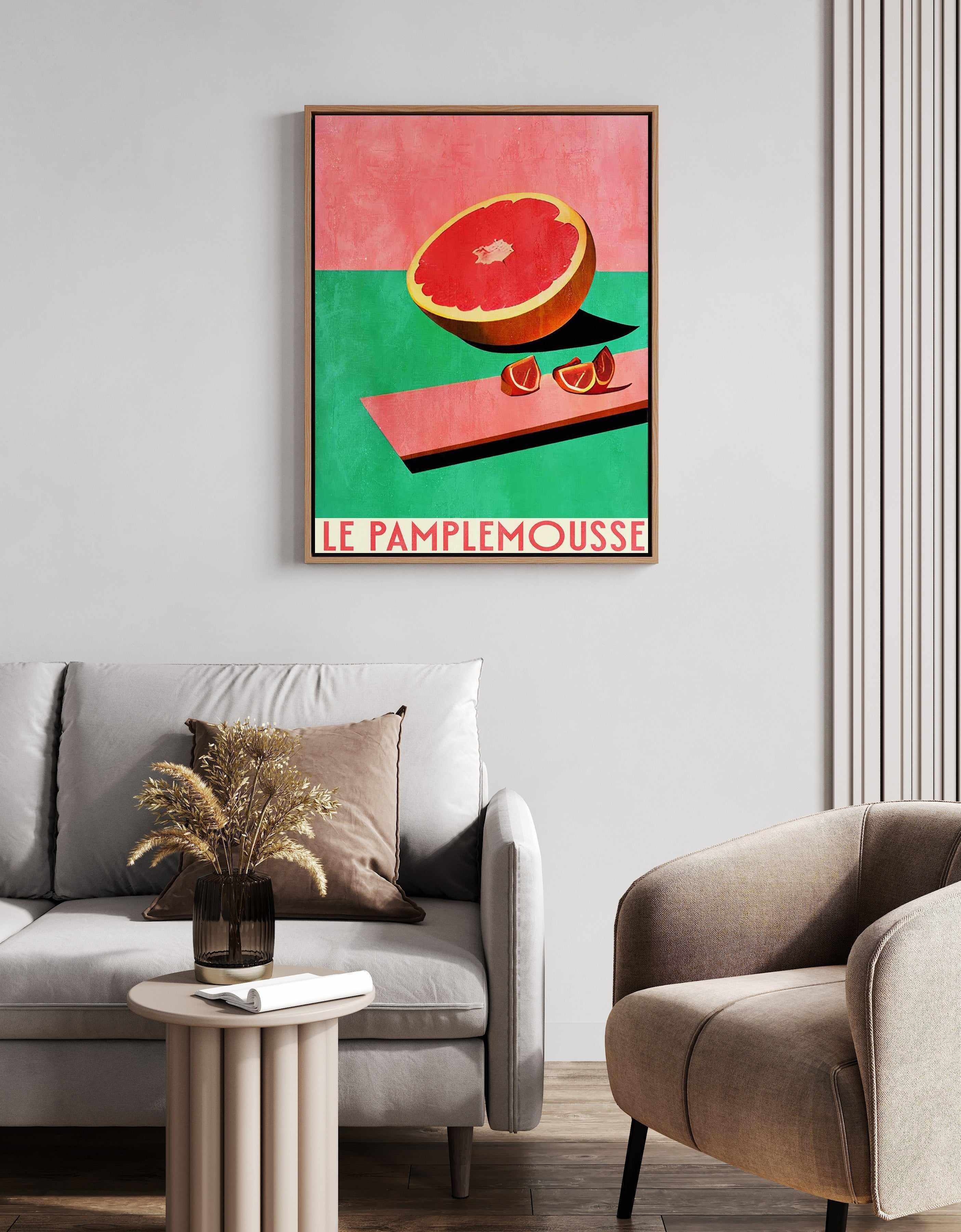 Le Pamlemousse By Bo Anderson | Framed Canvas Art Print