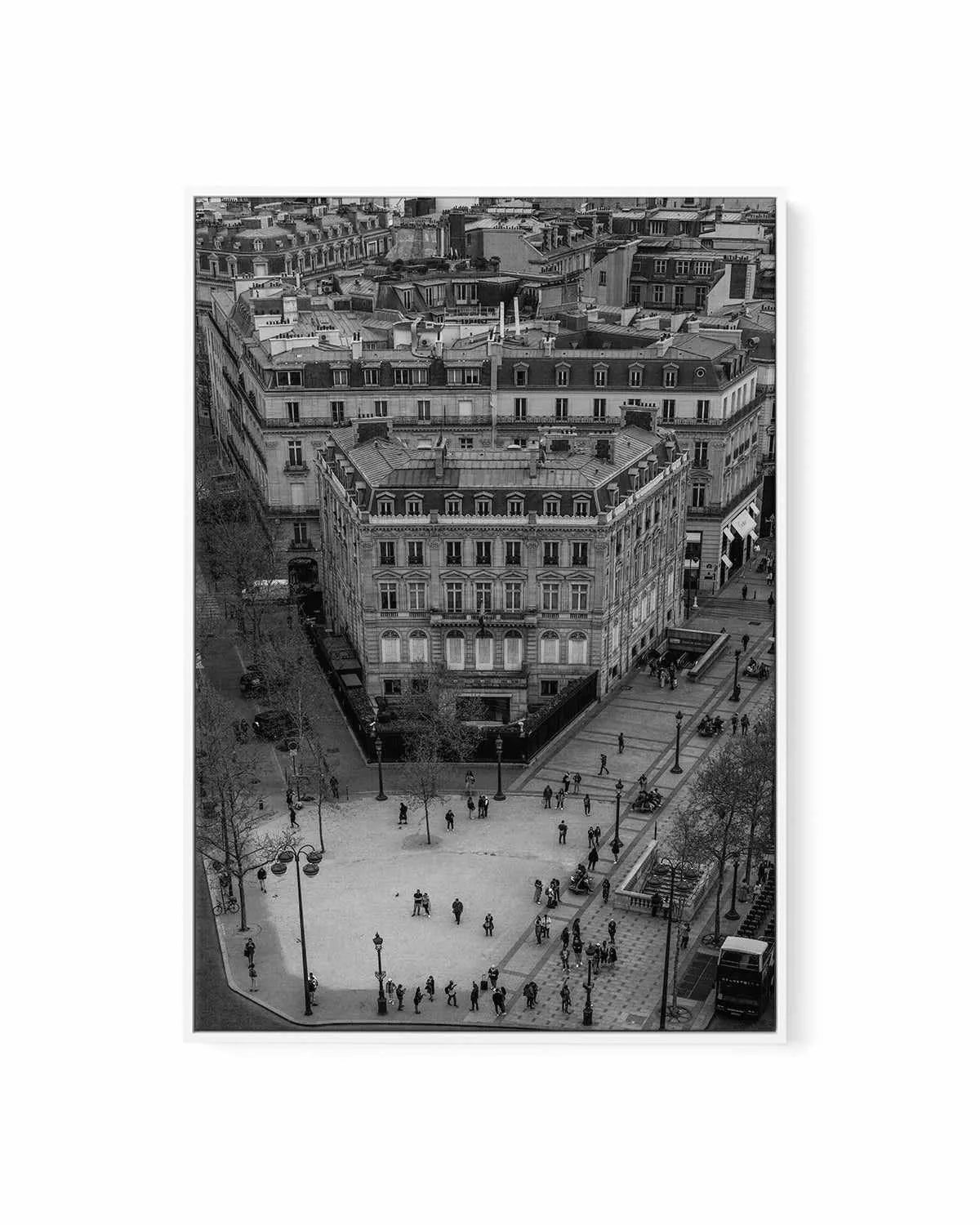 Le Paris Corner by Jovani Demetrie | Framed Canvas Art Print from Olive et Oriel where you can shop wallpaper and artworks online