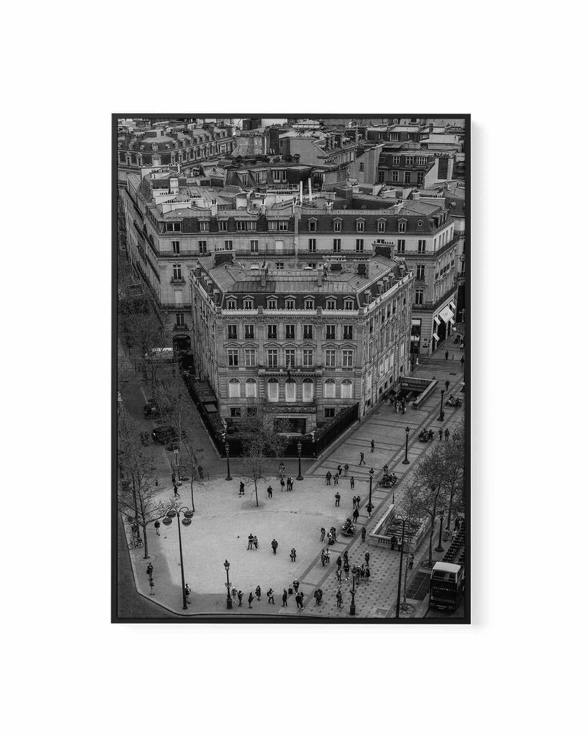 Le Paris Corner by Jovani Demetrie | Framed Canvas Art Print