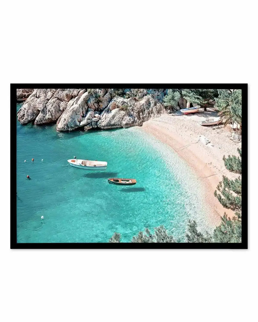 Le Petit Port Art Print from Olive et Oriel where you can shop wallpaper and artworks online