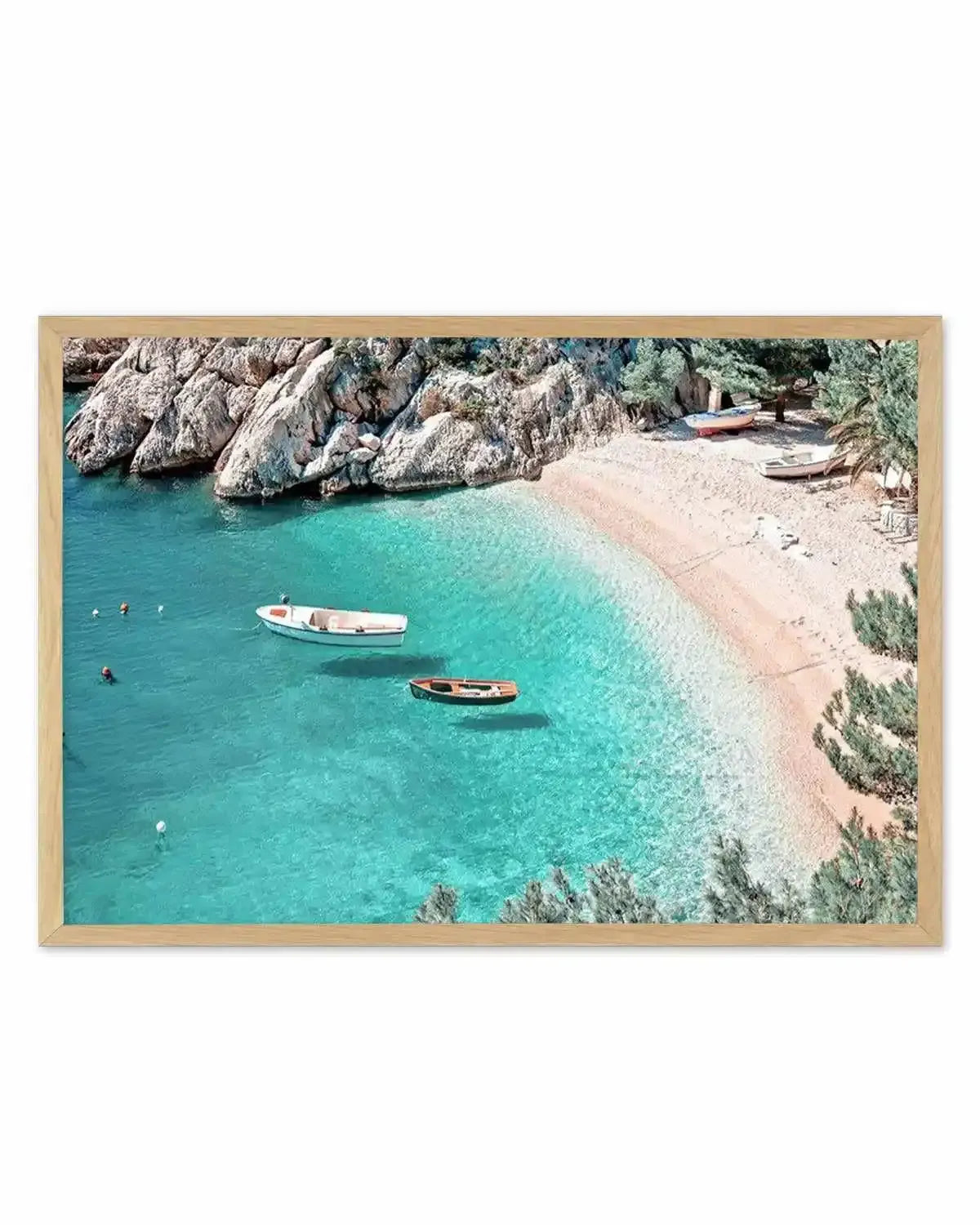 Le Petit Port Art Print from Olive et Oriel where you can shop wallpaper and artworks online