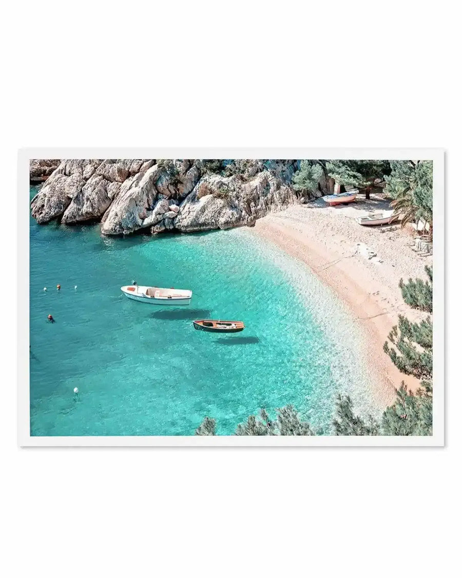 Le Petit Port Art Print from Olive et Oriel where you can shop wallpaper and artworks online
