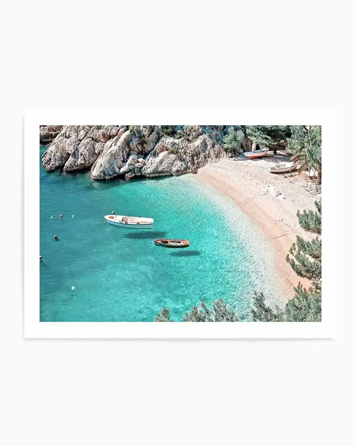 Le Petit Port Art Print from Olive et Oriel where you can shop wallpaper and artworks online