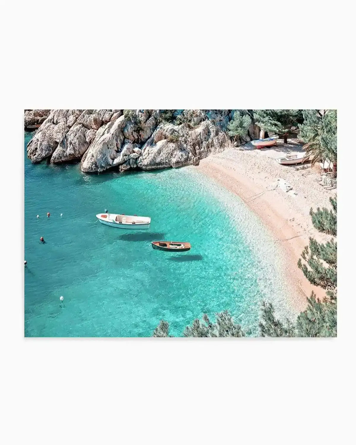 Le Petit Port Art Print from Olive et Oriel where you can shop wallpaper and artworks online