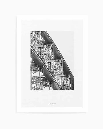 Le Pont Du Port  Sydney Harbour Art Print art print, framed