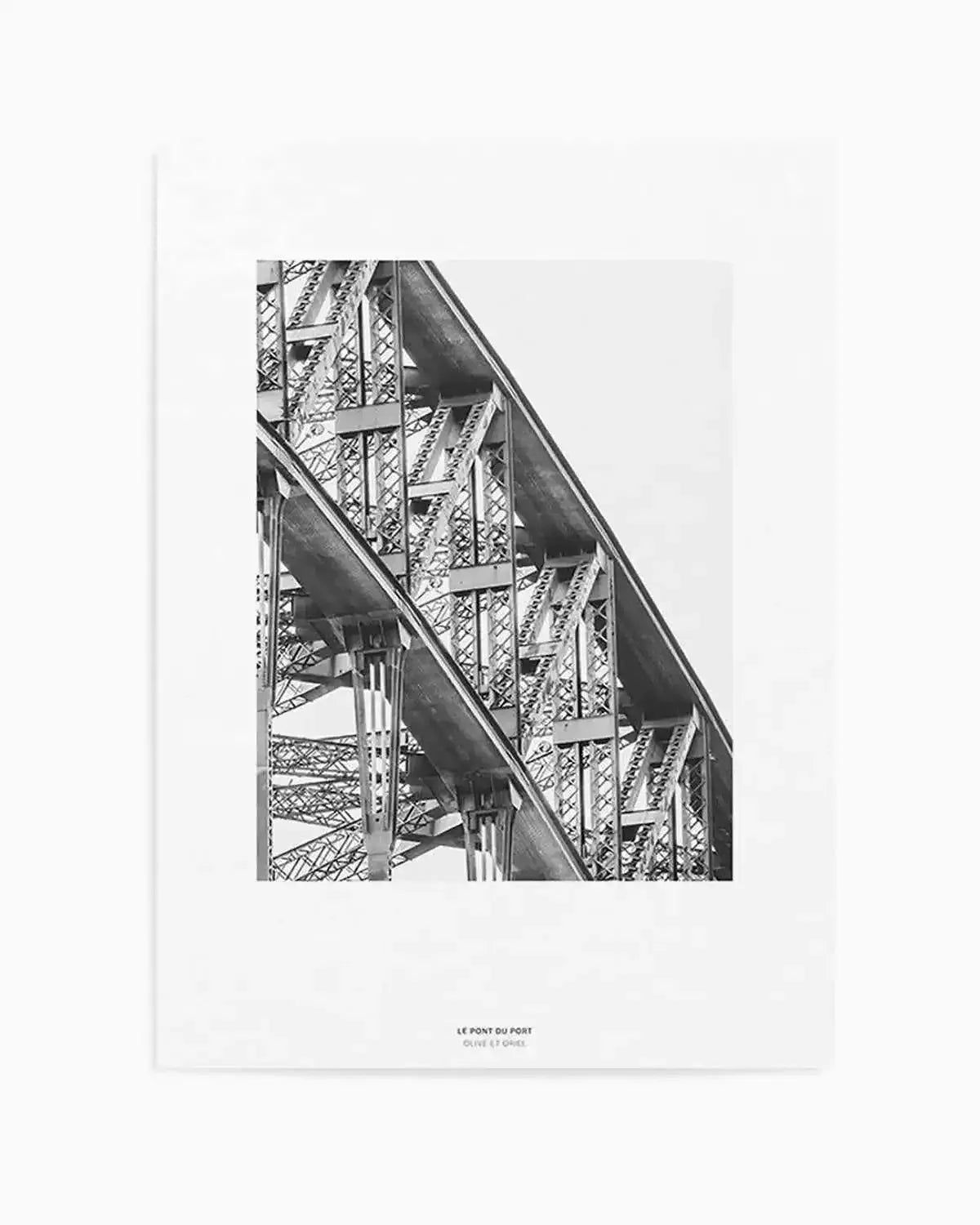 Le Pont Du Port | Sydney Harbour Art Print from Olive et Oriel where you can shop wallpaper and artworks online