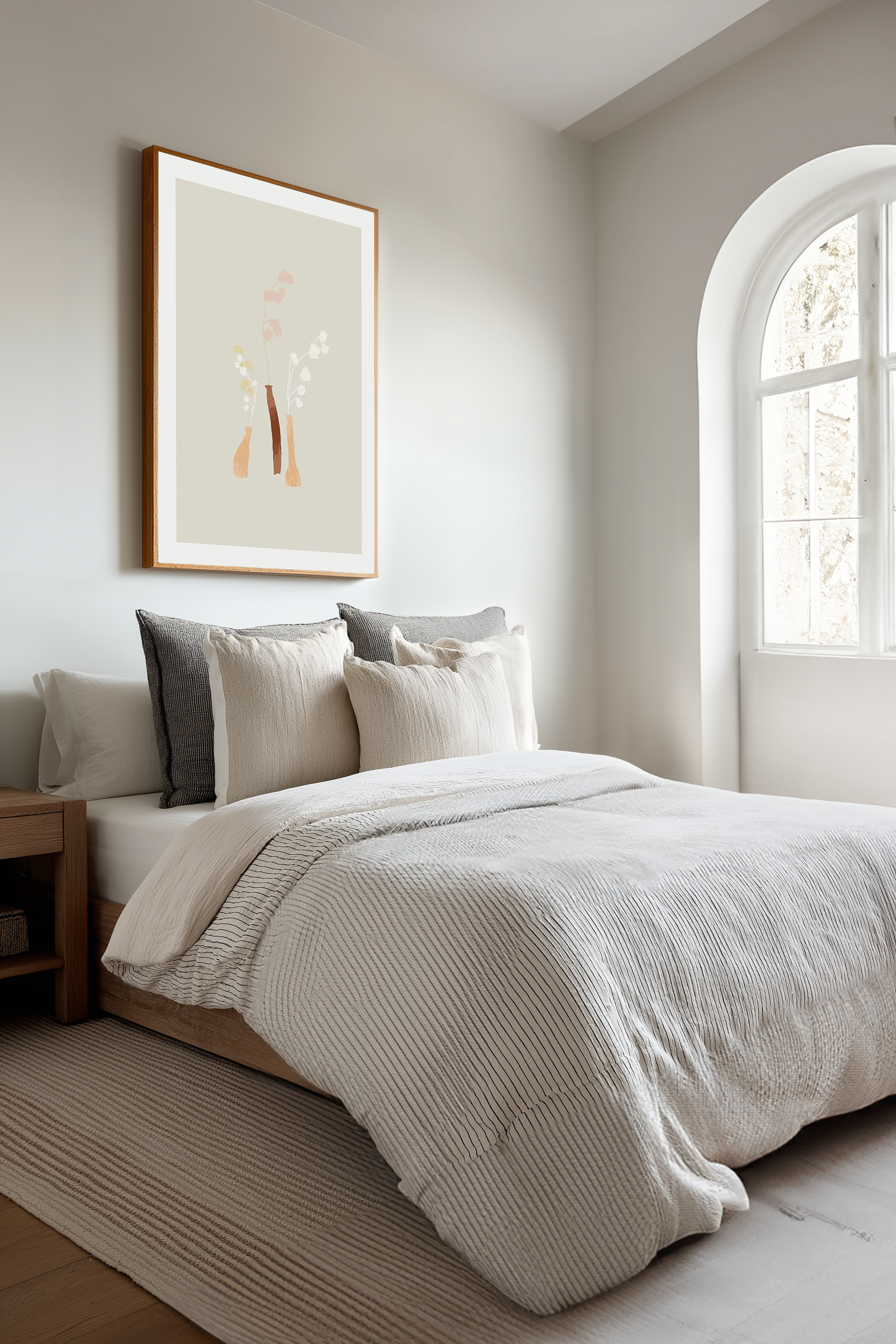 Le Posy II Art Print from Olive et Oriel where you can shop wallpaper and artworks online