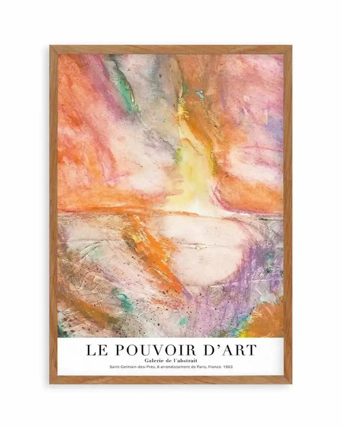 Le Pouvoir D'art Art Print from Olive et Oriel where you can shop wallpaper and artworks online