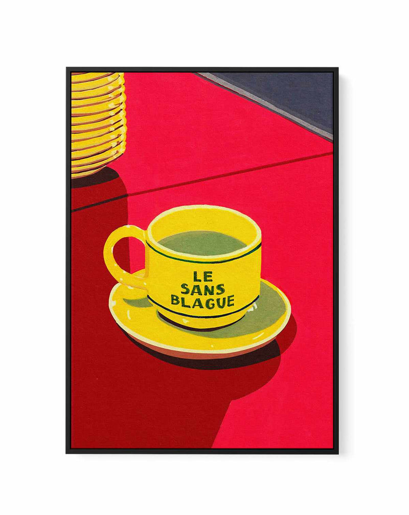 Le Sans Blague By Studio Mandariini | Framed Canvas Art Print