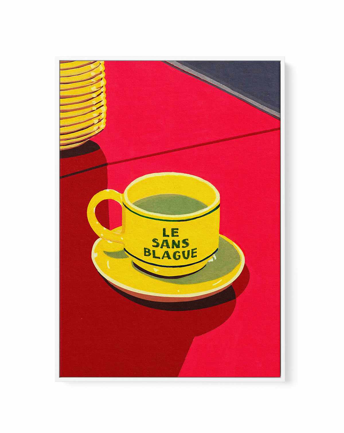 Le Sans Blague By Studio Mandariini | Framed Canvas Art Print