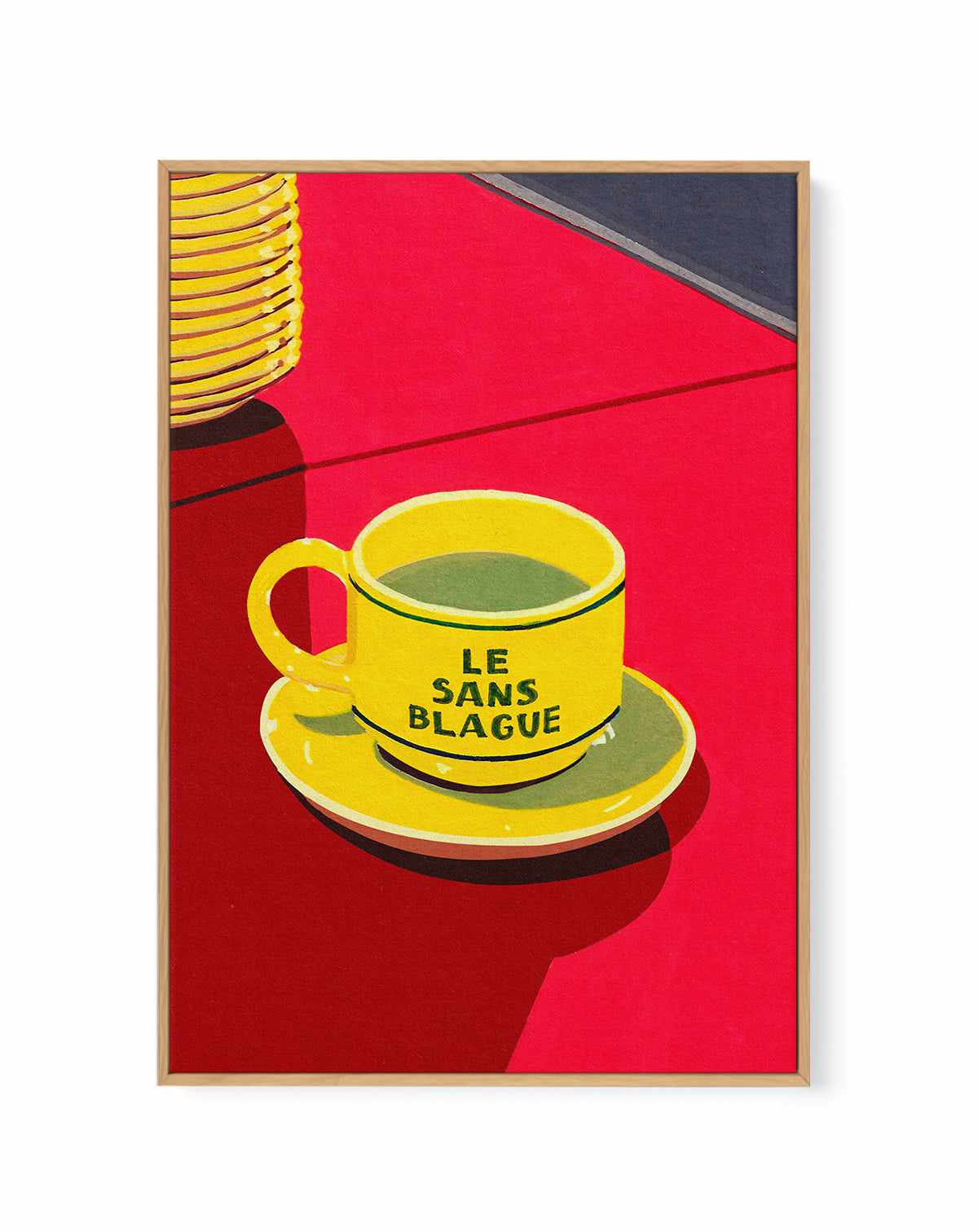 Le Sans Blague By Studio Mandariini | Framed Canvas Art Print