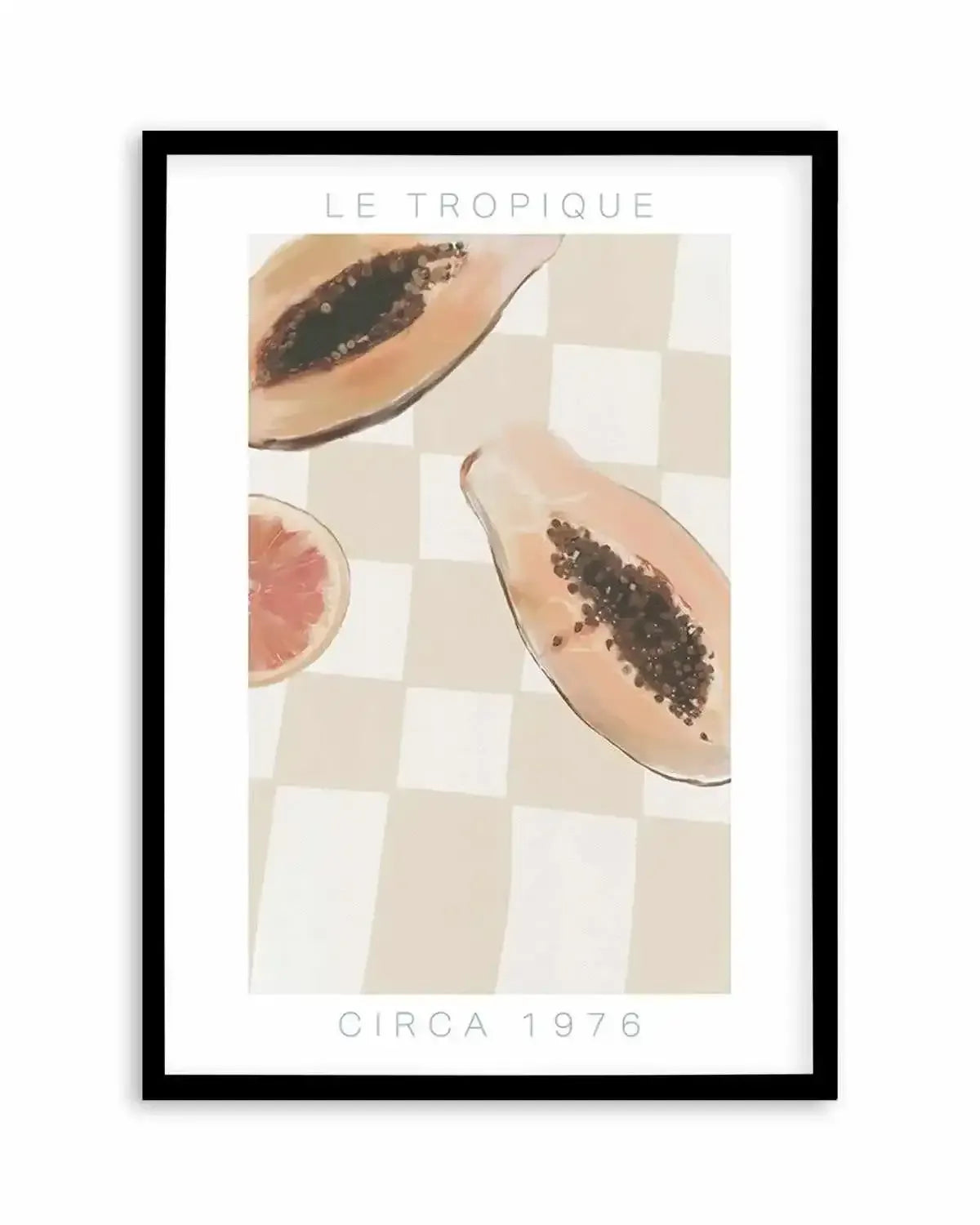 Le Tropique Art Print from Olive et Oriel where you can shop wallpaper and artworks online