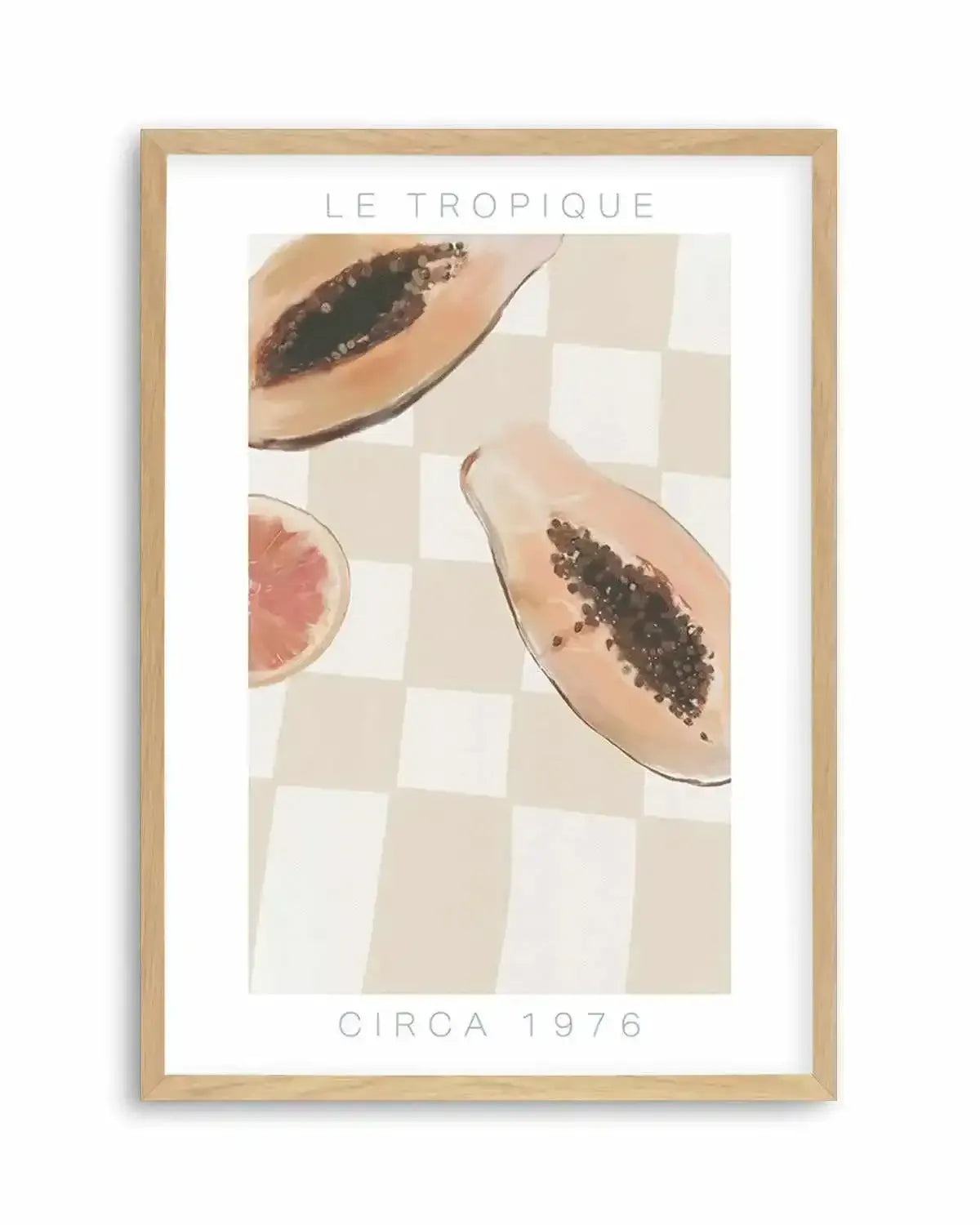 Le Tropique Art Print from Olive et Oriel where you can shop wallpaper and artworks online