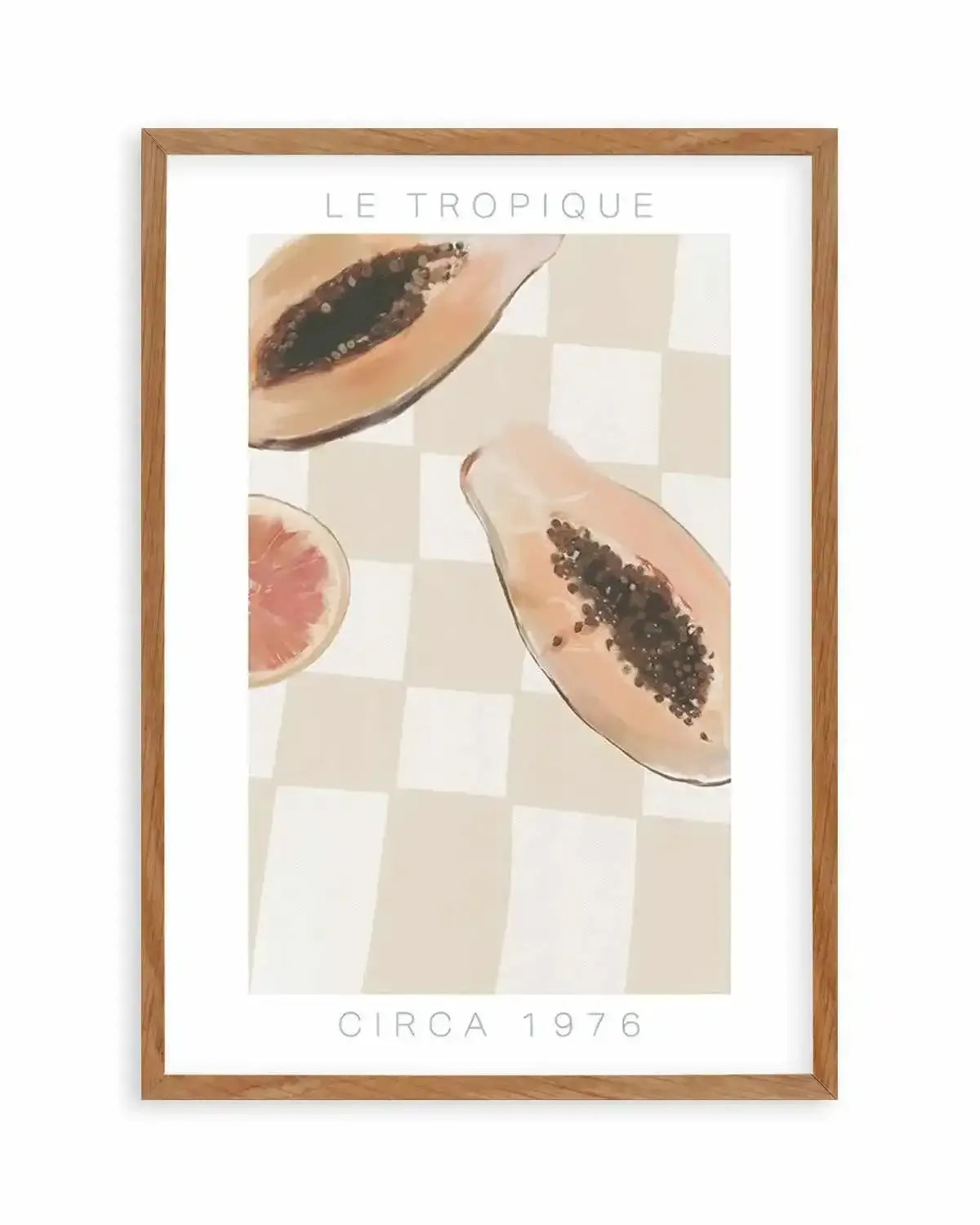 Le Tropique Art Print from Olive et Oriel where you can shop wallpaper and artworks online