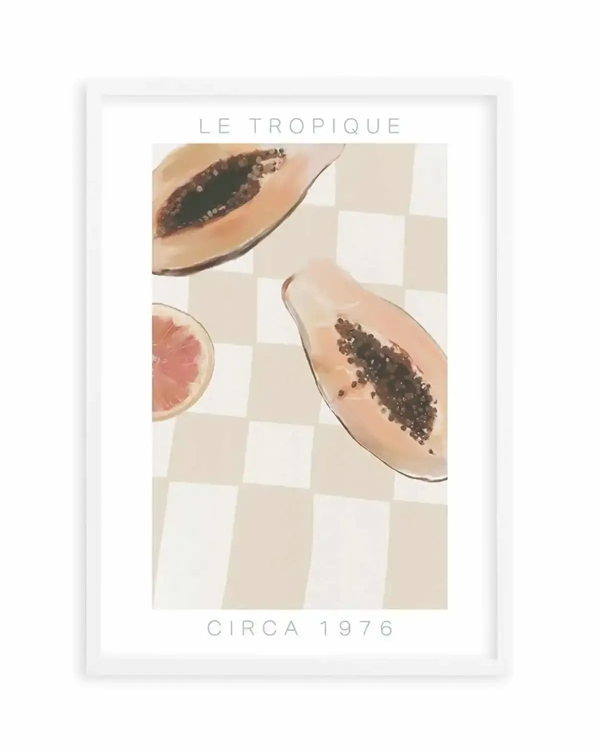 Le Tropique Art Print from Olive et Oriel where you can shop wallpaper and artworks online