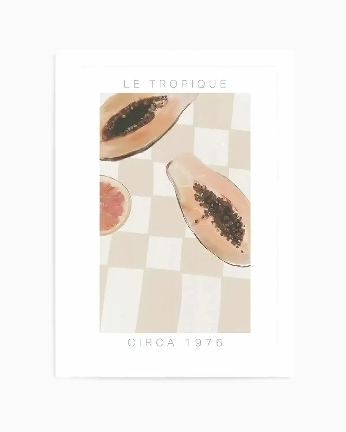 Le Tropique Art Print from Olive et Oriel where you can shop wallpaper and artworks online