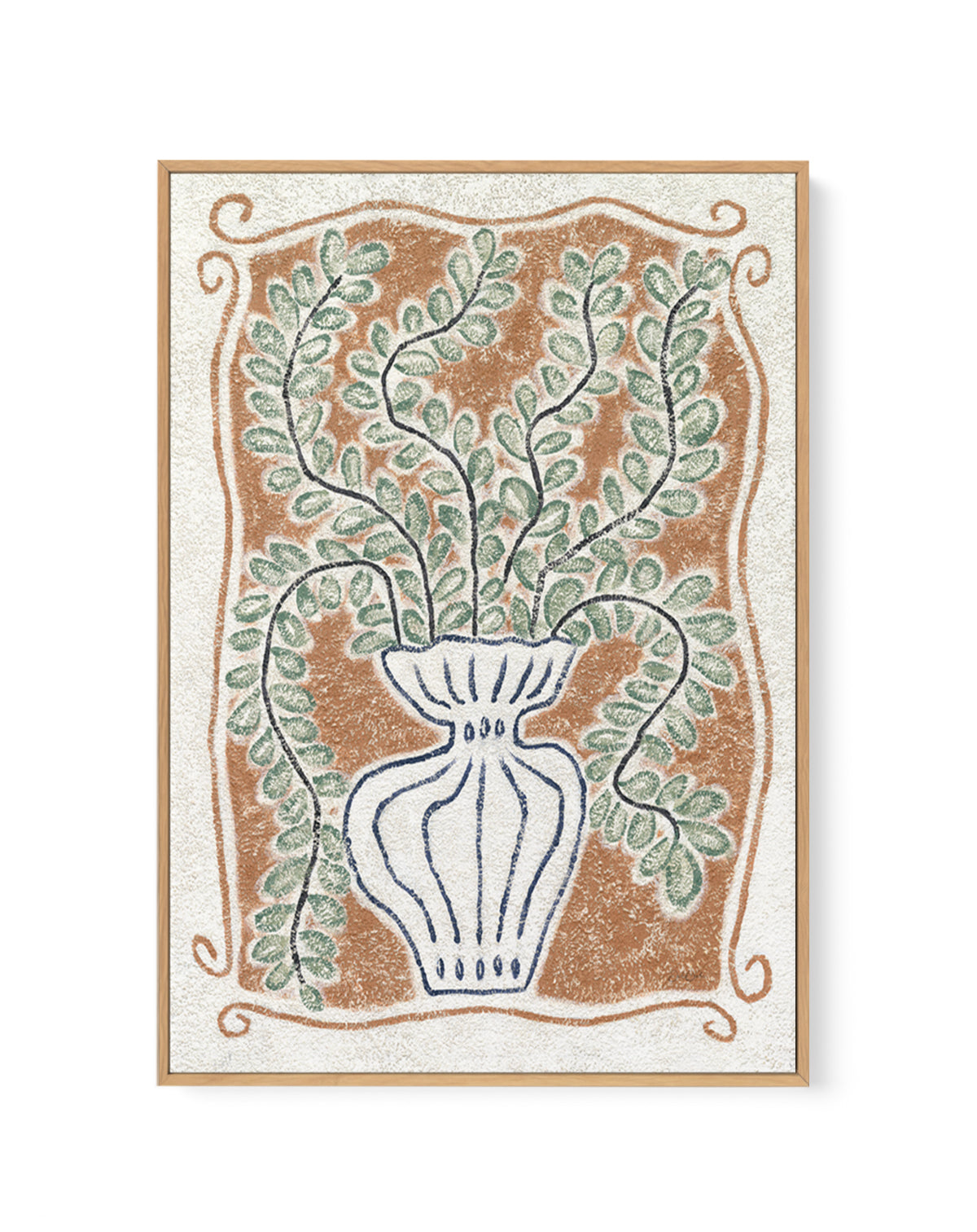 Le Vase by Julie Celina | Framed Canvas Art Print from Olive et Oriel where you can shop wallpaper and artworks online