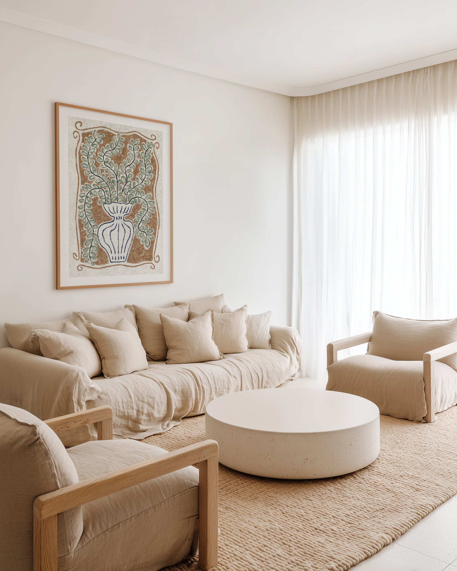 Le Vase by Julie Celina | Art Print from Olive et Oriel where you can shop wallpaper and artworks online