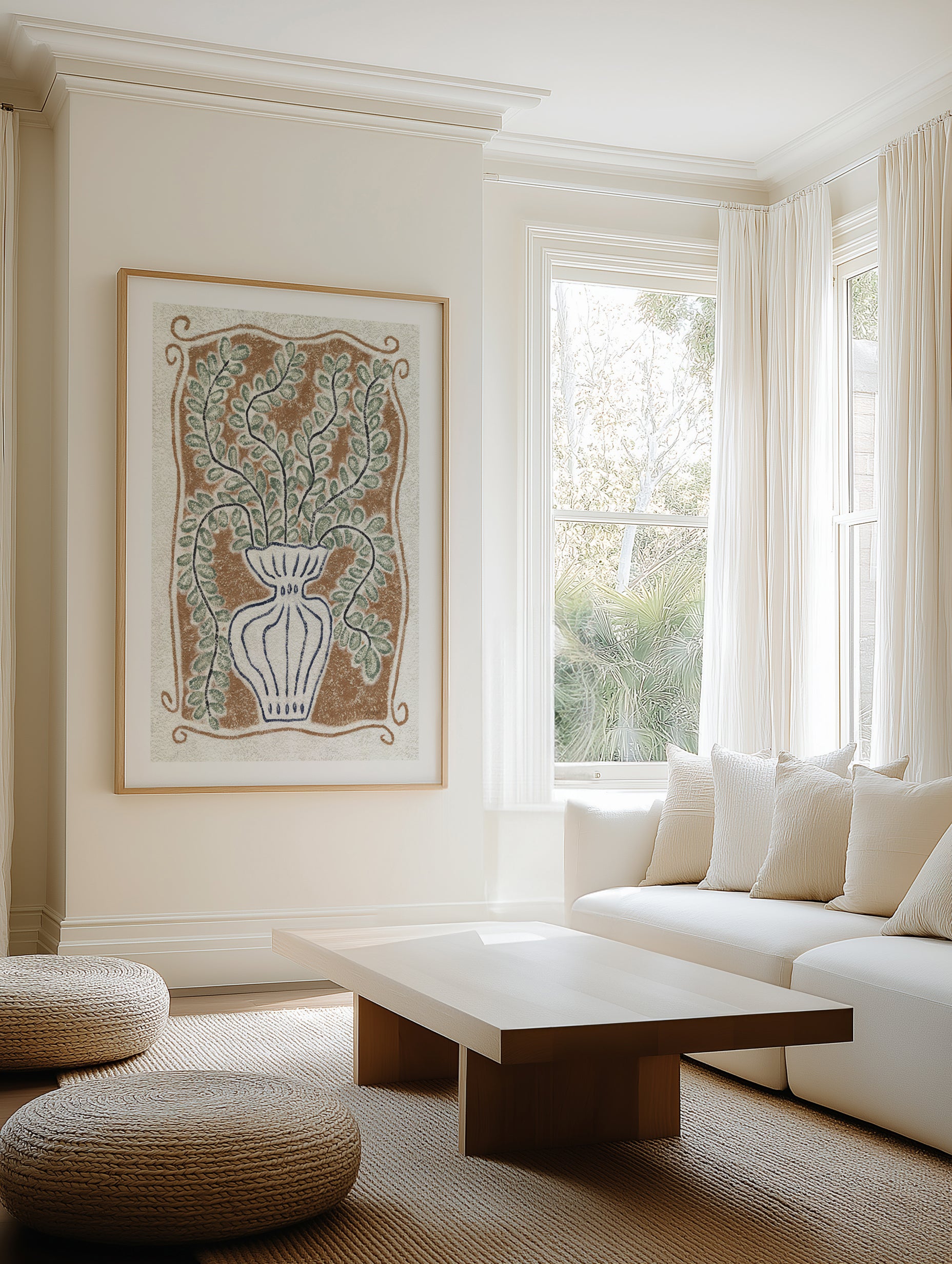 Le Vase by Julie Celina | Art Print from Olive et Oriel where you can shop wallpaper and artworks online