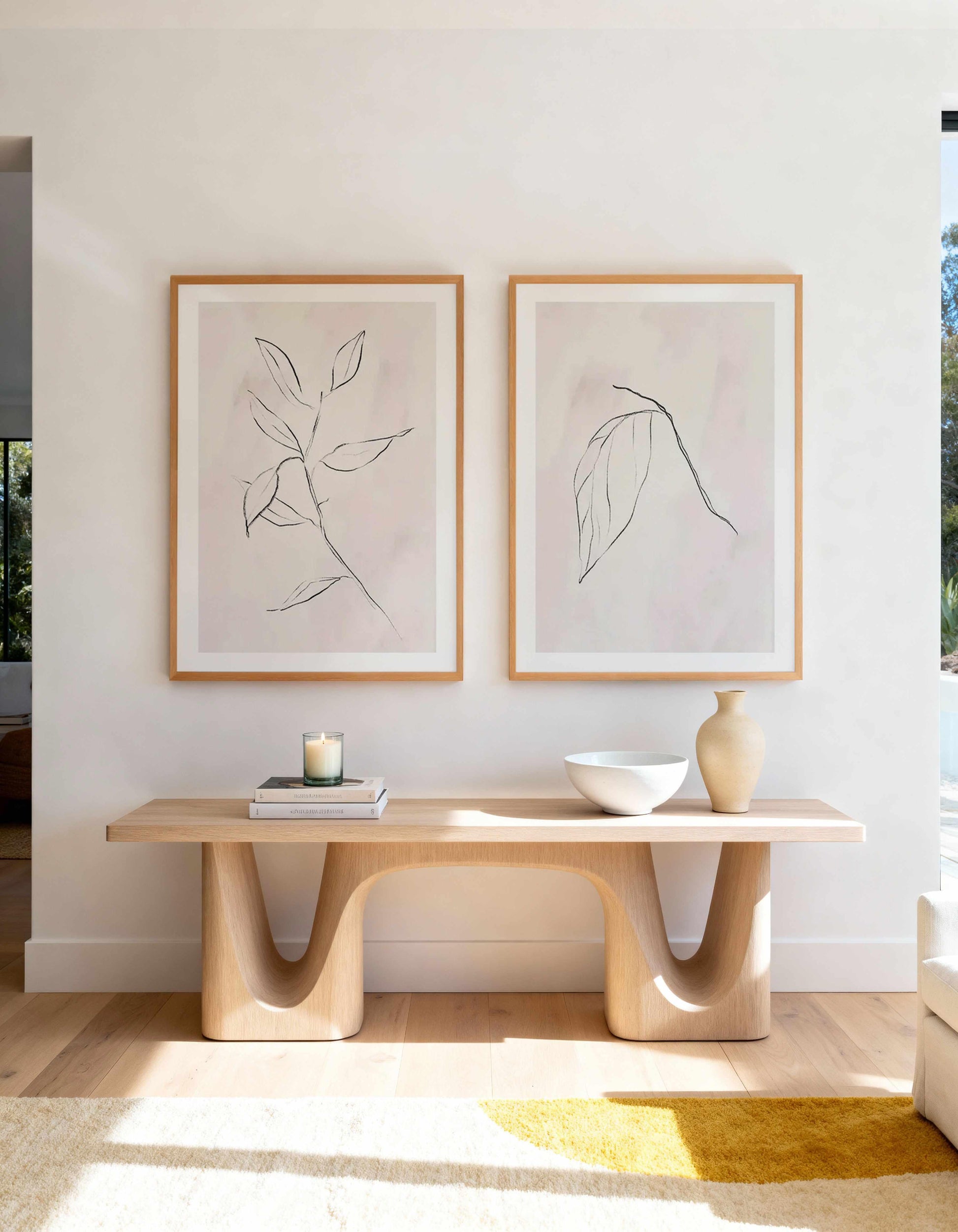 Le Jardin in Charcoal I & II Art Print Set of 2 | Matching Wall Art from Olive et Oriel where you can shop wallpaper and artworks online
