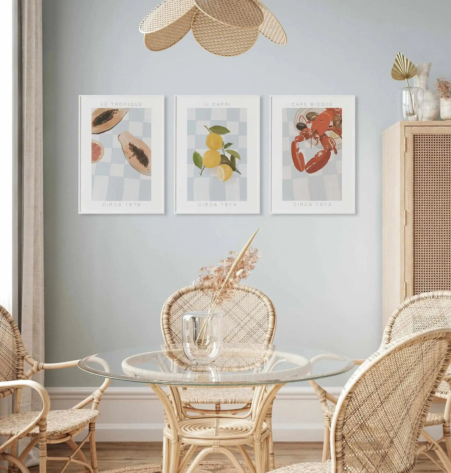 Le Tropique | Blue Art Print-PRINT-Olive et Oriel-Olive et Oriel-Buy-Australian-Art-Prints-Online-with-Olive-et-Oriel-Your-Artwork-Specialists-Austrailia-Decorate-With-Coastal-Photo-Wall-Art-Prints-From-Our-Beach-House-Artwork-Collection-Fine-Poster-and-Framed-Artwork